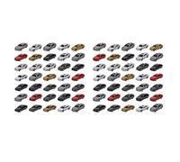 Niniang 100 Pièces 1:87 Ho échelle Modèle Voiture Peinte Voiture Modèles Ho/TT échelle Fer Modélisation Faisant Tapis