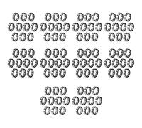 Niniang 100 Pièces Séries 6701-12X18X4 mm Roulements à Billes à Double Rainure Scellés En Caoutchouc Miniatures