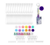 Niniang 12 PCS Pinces à Cartes Carte Bancaire Acrylique sans Contact pour Extracteur de Carte à Ongles Porte-Clés avec Extracteur de Carte, Installation Facile