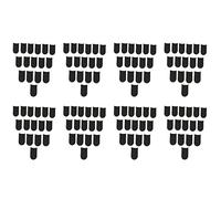 Niniang 18 Broches pour Les Jeux Mobiles PUBG ÉCran de Presse Manches de Doigt Noir Et Jaune (128 Pièces Séries)