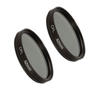 Niniang 2pièces Filtre Polarisant Circulaire de 52mm pour 650D 700D D3100 D3200 D3300