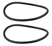 Niniang 2X 110mm Joint Torique Industriel Flexible en Caoutchouc Noir, 5 mm