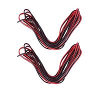 Niniang 2X 20 JAUGE Par 3 MèTres Rouge Noir Fil Zippé Awg Câble Puissance Moulu En Cuivre Voiture