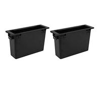 Niniang 2X Boîte de Rangement de Tableau de Bord Radio Stéréo de Voiture 1Din Pocket Kit pour