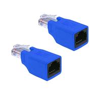 Niniang 2X Câble Croisé Connecté Rj45 M/F Adaptateur Mâle À