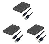 Niniang 3X Boîtier de Disque Dur Mobile USB 3.1 2.5 Pouces SATA Boîtier de Disque Dur SSD Support de Disque Dur 15mm pour Ordinateur Portable