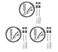 Niniang 3X Rideau Mural de Fil Machine pour Art Display - Photo Suspendue Corde à Linge Rideau de Fenêtre en Fil et Le Fil de Tension Métiers à Usages Multiples(5 Mètres)