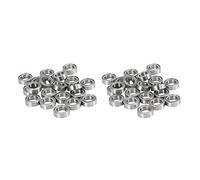 Niniang 40 Pièces MR106-ZZ Roulement 6X10X3mm Roulement à Billes Blindé En Métal Pré-Lubrifié avec Roulement à Billes Radial à Graisse