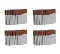 Niniang 40 Pièces Séries Sublimation Portefeuille de Téléphone Vierges - Porte-Cartes en Cuir PU pour L'Arrière du Téléphone Coller sur Android Bricolage Vierges