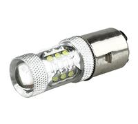 Niniang 80W BA20D H6 Blanc 16 LED Moto Moto/Mobylette/ATV ampoule de phare, 058870
