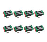 Niniang 8X HGH20CA 20MM Bloc de Guidage en Acier Linéaire pour ÉQuipement de Fabrication de Pièces de Machines-Outils CNC