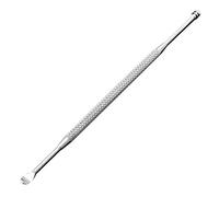 Niniang Cure-oreille en acier inoxydable prelevement de cerumen Curette nettoyant d’oreille outil de soins d’oreille argent (type 1)