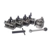 Niniang Ensemble de Poteaux D'Outil de Changement de Tour WM210V & WM180V & 0618 12X12Mm Support D'Outil pour Pivoter sur le Lit 120-220Mm
