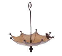 Niniang Mangeoire pour Oiseaux Sauvages en Forme de Parapluie pour L'Extérieur, Suspendue, Plateforme de Graines