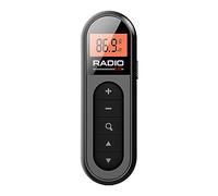 Niniang Mini Radio FM de Poche avec Écran LCD Rétroéclairé Casque Filaire 3,5 mm Facile à Utiliser