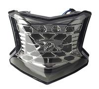 Niniang Moto LED ArrièRe Feu Stop Stop Clignotants pour Z650 Z900 650 ABS 2017 2018 (Blanc), 303642A1