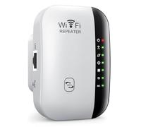 Niniang Répéteur WiFi sans Fil Antenne Intégrée Routeur sans Fil sur Amplificateur de Signal D'Extension de Réseau 300 M, Prise UE Une Installation Facile et Facile à Utiliser