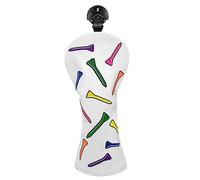 Niniang Tees Housse de club de golf motif accessoires pour conducteur, fairway, hybrids-golf Driver Headcover/Golf Fairway Wood/Hybrid Club