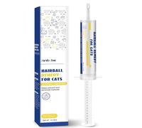 Ninibabie Traitement des boules de poils pour chats, facile à donner au format seringue pour chat - Gel pour la digestion et soulagement des boules de poils - Parfum bœuf - 60,1 g (1 pièce)