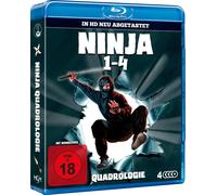Ninja 1-4 Quadrologie Box-Edition (Blu-ray) Franco Nero Sam Firstenberg