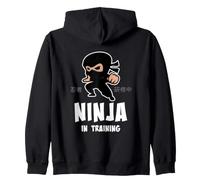 Ninja à l'entraînement, drôle, Mignon et Adorable, Petit Ninjutsu Ninja Sweat à Capuche
