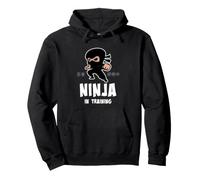 Ninja à l'entraînement, drôle, Mignon et Adorable, Petit Ninjutsu Ninja Sweat à Capuche