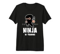 Ninja à l'entraînement, drôle, Mignon et Adorable, Petit Ninjutsu Ninja T-Shirt Haut de Gamme