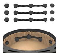 Ninja Af400eu Af500eu Lot de 3 aimants pour friteuse à air chaud - Boucles magnétiques en silicone pour friteuse à air chaud - Clips en silicone pour fixer les inserts en papier sulfurisé