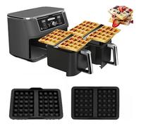 Ninja Airfryer Lot De 2 Accessoires Pour Friteuse À Air Chaud,Accessoires Avec Ninja Af400Eu,Af451Eu Et Af500Eu,Double Insert En Si
