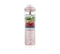 Ninja Blast Max mixeur portable, 570 ml, rechargeable, tasse et couvercle étanche, 3 fonctions de mixage, fait des smoothies, des boissons protéinées et des granités, Rose poudré BC251EUPK