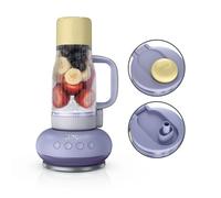 Ninja BlendBoss Blender avec mug portatif, blender personnel avec mug de voyage amovible, 3 modes de préréglages automatiques, Lavande et limonade DB351EUPR
