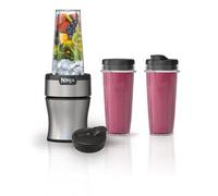 Ninja BN301 Nutri-Blender Plus Mixeur personnel compact, moteur de 900 W, argent