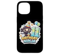 Ninja Boys Onze 11e Anniversaire Anniversaire 11ème fête Coque pour iPhone 15
