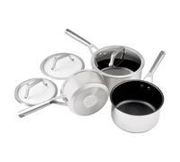 Ninja C63000EU Foodi ZEROSTICK Ensemble de 3 casseroles argentées