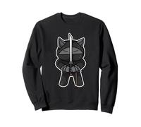 Ninja Cat Sword-Fighter Kawaii Arts Martiaux Karaté Ninjutsu Sweatshirt