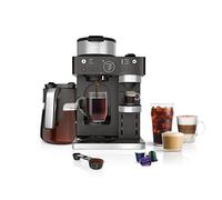 Ninja CFN601 Machine à expresso, café et système barista, 3 styles d'infusion expresso, compatible avec capsules Nespresso et café à portion unique, mousseur intégré, machine à expresso, cappuccino et
