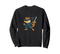 Ninja Chipmunk, Guerrier furtif de la forêt, créature Amusante Sweatshirt