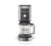 Ninja CREAMi Deluxe Sorbetière machine à desserts glacés 2 bacs, 10 fonctions,crème glacée, sorbets,yaourts glacés, des milkshakes, des slush et plus encore, option de saveur 2 en 1, argent, NC502EU