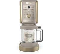 Ninja CREAMi NC501UKSTGD Machine à crème glacée et à dessert glacé avec 3 récipients, 10 fonctions, pour faire des sushis et plus encore, option saveur 2 en 1, or pierre