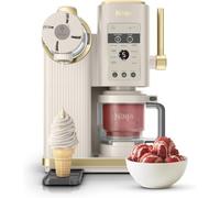 Ninja CREAMi NC701UKSTGD Machine à crème glacée avec 2 bacs 13 fonctions pour faire de la crème glacée, du gelato, du sorbet, des milkshakes et plus encore, option de mélange, or pierre