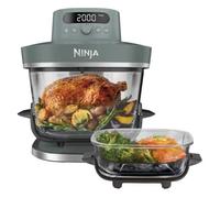Friteuse sans huile NINJA CRISPi PRO 7-en1, 2 récipients en verre de 5.7 et 2.3L, AS101EUGY, Vert Ash Grey