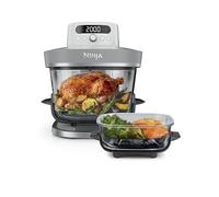 Ninja CRISPi PRO XL, Friteuse sans huile en verre, 5 modes de cuisson prédéfinis, avec contenants en verre CleanCrisp de 5,7 l et 2,3 l, couvercles de rangement, Blanc AS090EUWH