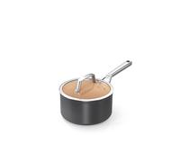 Ninja CW90218UK Casserole en céramique avec couvercle, anti-adhésive (pas de PFAs, PFOA, plomb ou cadmium), compatible induction, poignée en acier inoxydable, passe au four jusqu'à 285 °C, terre cuite