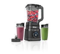 Ninja Detect Power Blender Pro & Single Serve 2-en-1, mixeur 1200W avec récipient 2L, 2 gobelets individuels, mixeur pour smoothies et boissons glacées, hachage de légumes, noir, TB301EU
