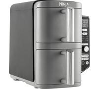 Ninja SL400EU friteuse Double 9,5 L 2470 W Friteuse d’air chaud Noir, Gris