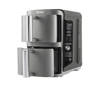 Ninja SL400EU friteuse Double 9,5 L 2470 W Friteuse d’air chaud Noir, Gris