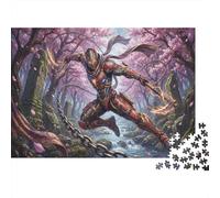 Ninja du Futur - Fleurs de Cerisier Puzzle en Bois 500 Pièces Adultes Et Enfants,Anti-Stress,Premium,Bois,Défi,Jeu Éducatif,Déco Murale, Dès 14 Ans,Détente,Casse-tête (52x38cm)