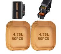 Ninja Dual Stack XL 9,5 l Air Fryer avec doublure en papier pour SL400UK, AF300UK, AF400UK, Cosori, Tower et autres