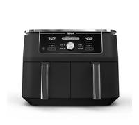 Ninja DZ401 Foodi Friteuse à air 2 paniers 6 en 1 DualZone XL 10 quarts de gallon avec 2 paniers indépendants pour frire, cuisson assortie et finition intelligente pour rôtir