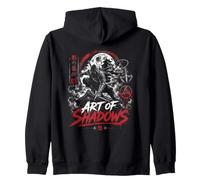 Ninja et Guerrier : Art des Ombres, Lune Japonaise Sweat à Capuche
